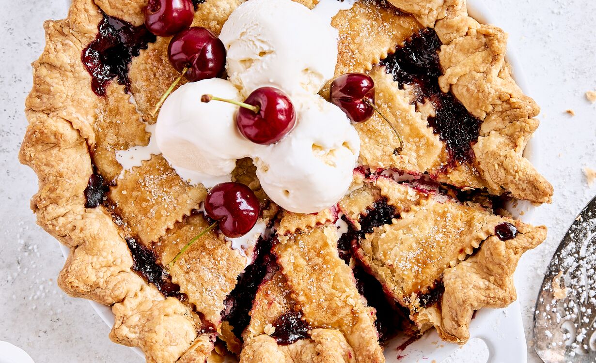Lattice pie crust