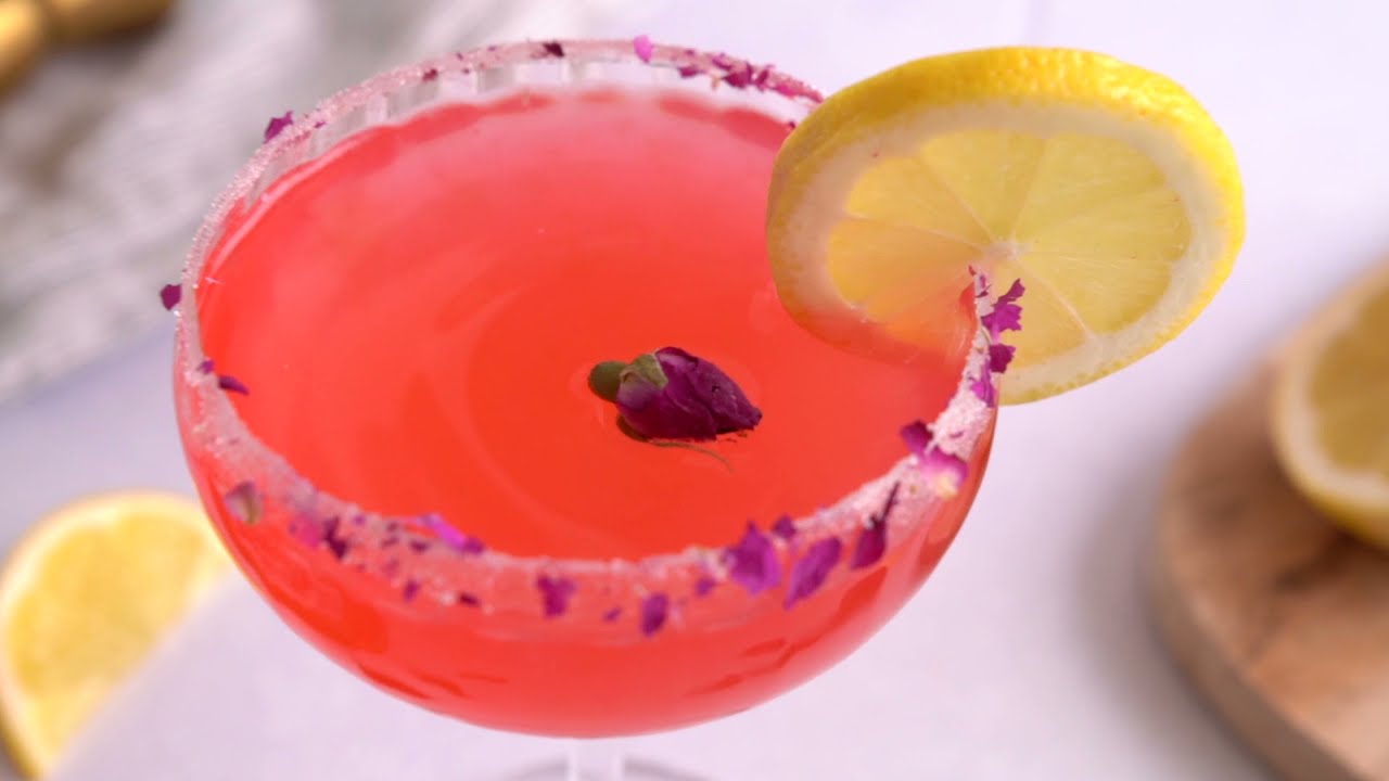Raspberry Rose Lemon Drop