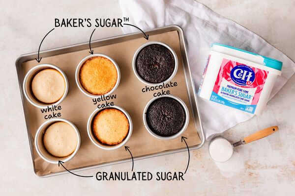 How C&H® Baker's Sugar™ Impacts Various Cakes