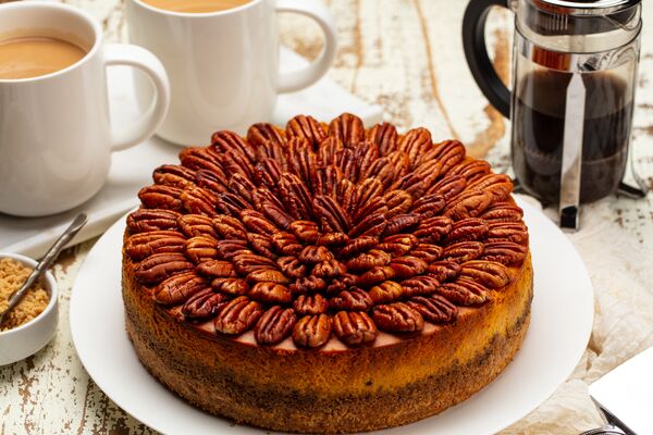 Pumpkin Pecan Cheesecake